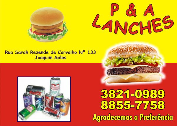 P & A LANCHES